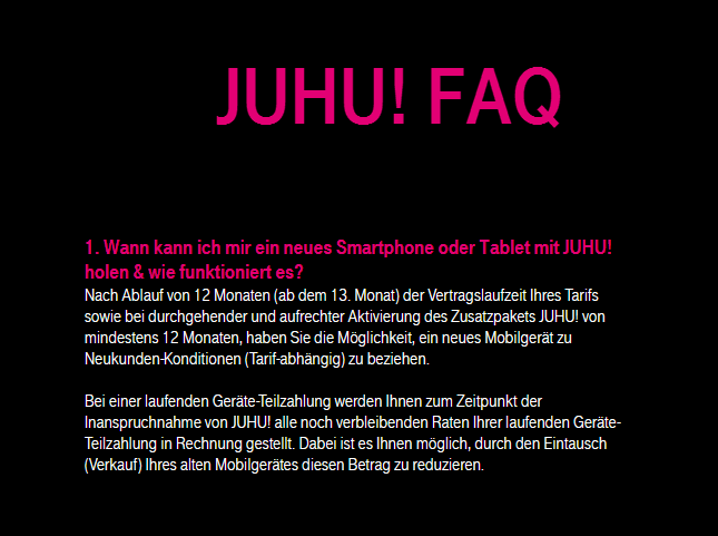 Juhu Als Zusatzpaket Vertrag Rechnung Magenta Community